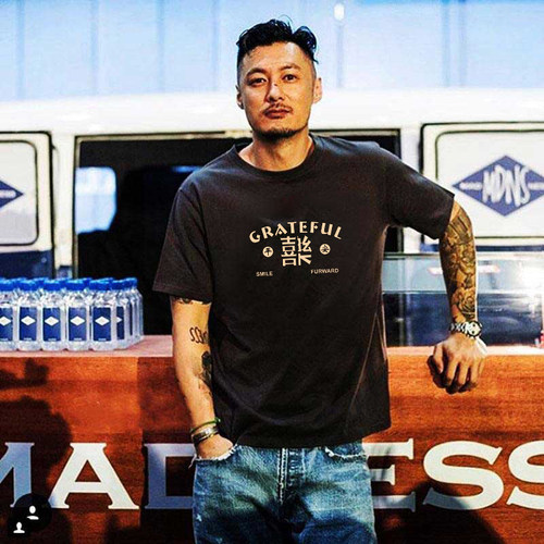 200克重磅厚实纯棉短袖T恤男