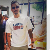 ins潮牌学生大码 T恤男潮流宽松半袖 纯棉体恤男衣服 短袖 余文乐夏季