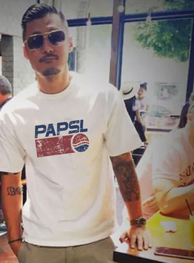 余文乐夏季短袖T恤男潮流宽松半袖ins潮牌学生大码纯棉体恤男衣服