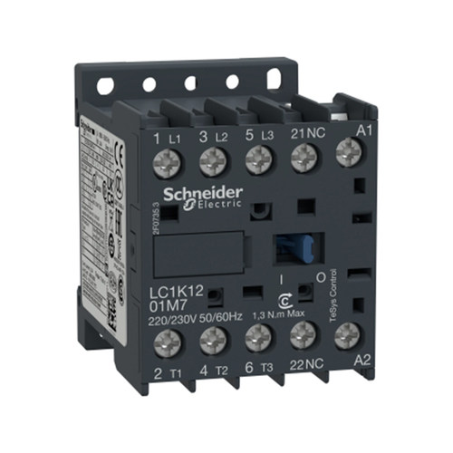 施耐德电气 TeSysK三极6A9A12A16A交流接触器LP1K直流线圈24/220V