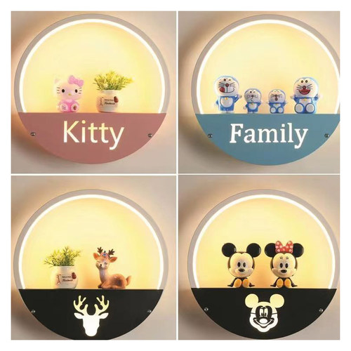 卡通壁灯卧室床头灯儿童房