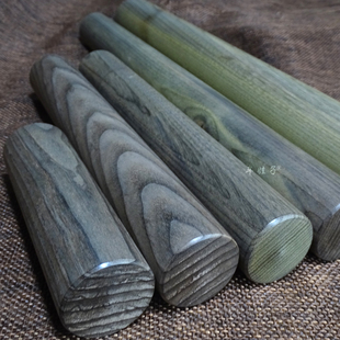 阴沉金丝楠手持把玩棍小叶桢楠乌木木香木圆棍手把件小礼品小料