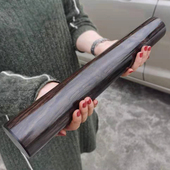 红木紫光檀黑檀圆木棍把玩棍文玩防身棍晨练棍太极长棍 大棍子