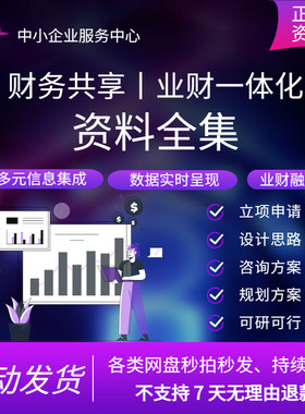 智慧财务系统数字化一体化架构规划共享中台管理解决方案心软件IT