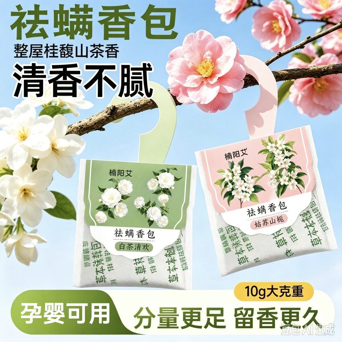 艾草除螨祛螨包无添加天然草本香囊孕妇可用衣柜除味香包留香持久
