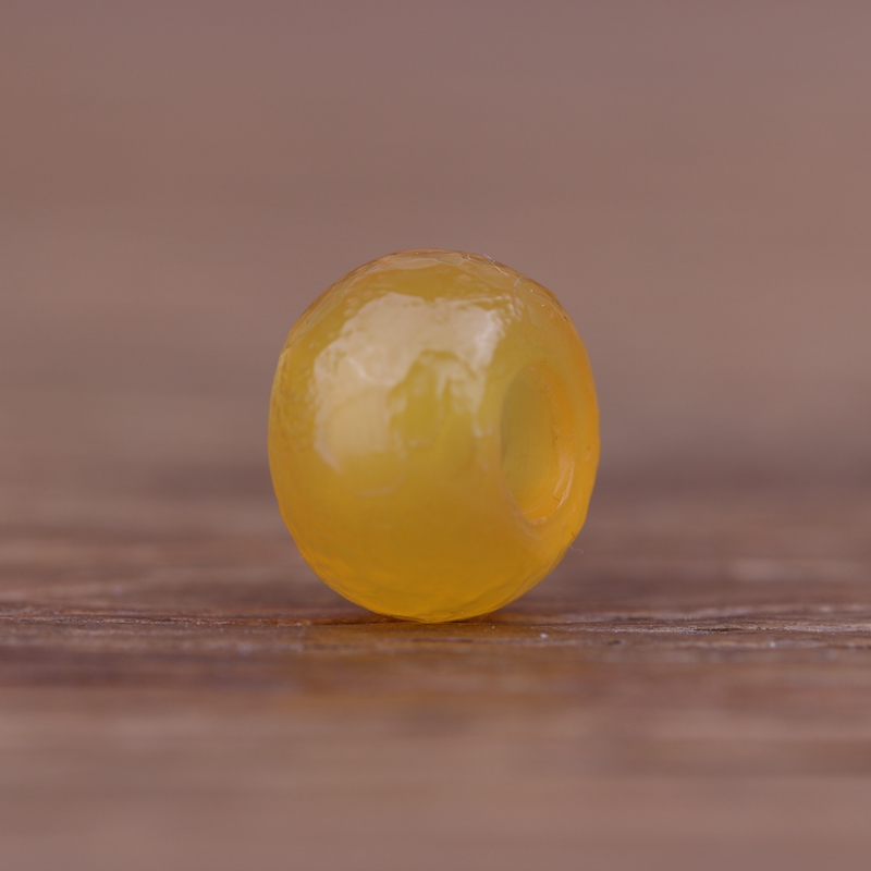 玛瑙黄色散珠珠子腰珠念珠