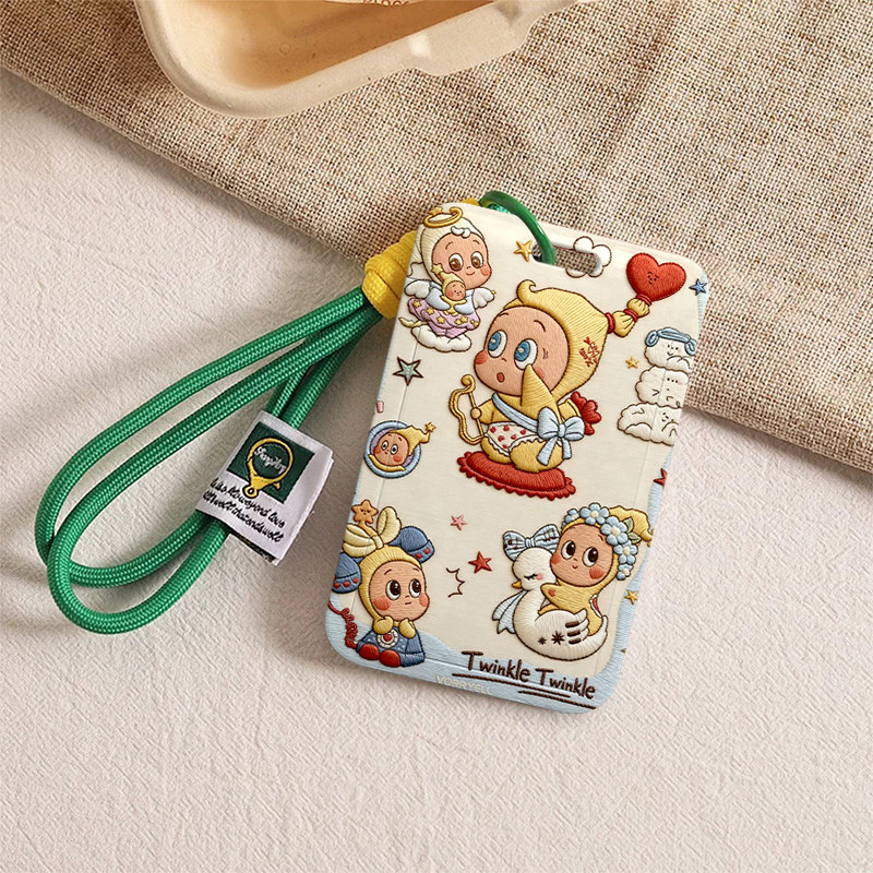 见习爱神星星人饭卡公交地铁门禁工牌证件保护套挂包防丢绳学生