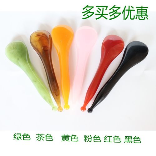 美容棒牛角颈部全身刮痧按摩板