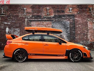 斯巴鲁车贴WRX STI拉力赛侧裙贴纸 力狮/森林人/傲虎汽车改装拉花
