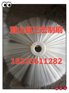 丁腈手套流水线脱模卷边机毛刷辊 丁晴手套吹模机清洗硬毛毛刷盘