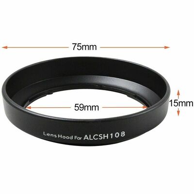 适用于SONY 18-55mm 18-70mm 55mm镜头 ALCSH108卡口式镜头罩55mm