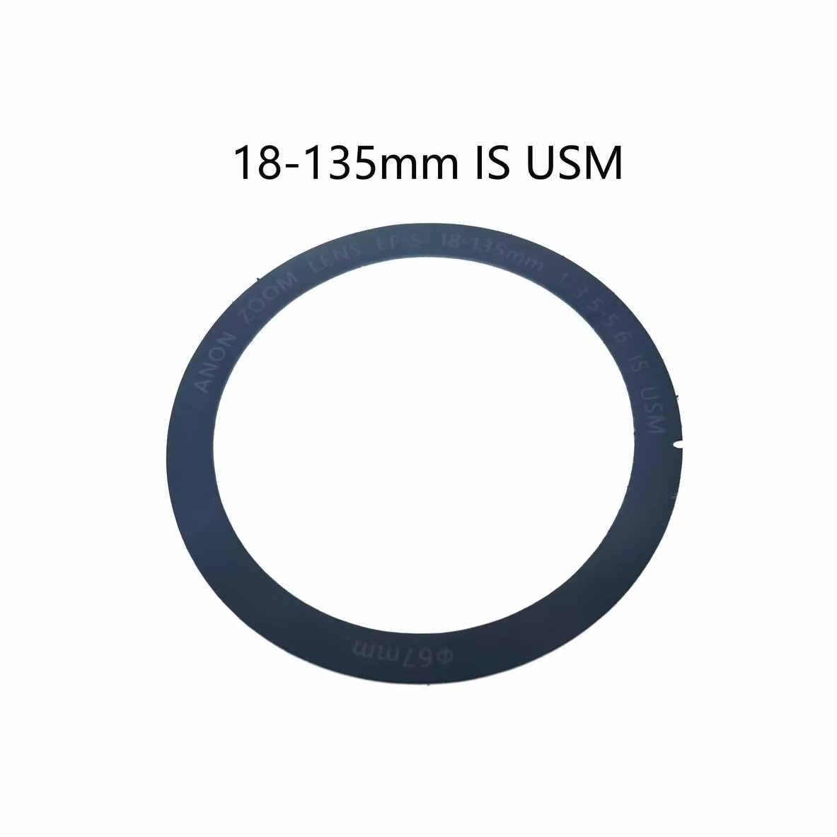适用于佳能 EF-S 18-135mm 1:3.5-5.6 IS USM 镜头覆盖片压圈