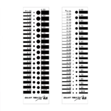 √ Многомодальная модель Yingli Galaxy, предварительно вырезанная круглая малярная бумага и мягкая линейка для измерения диаметра и ширины линии.