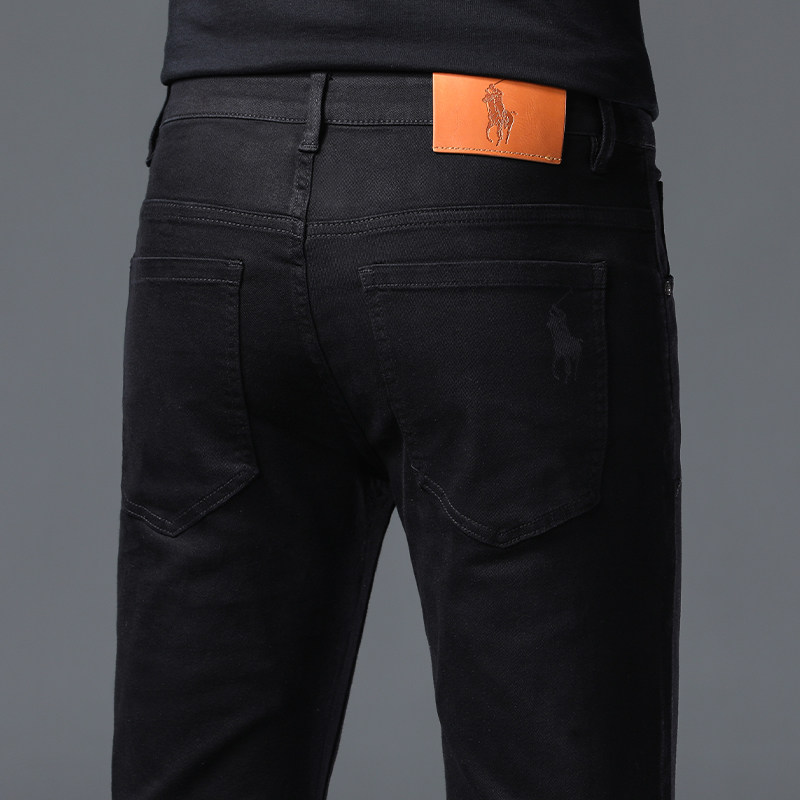 2026春季新款香港高端欧货牛仔裤男修身小脚弹力潮流百搭休闲长裤
