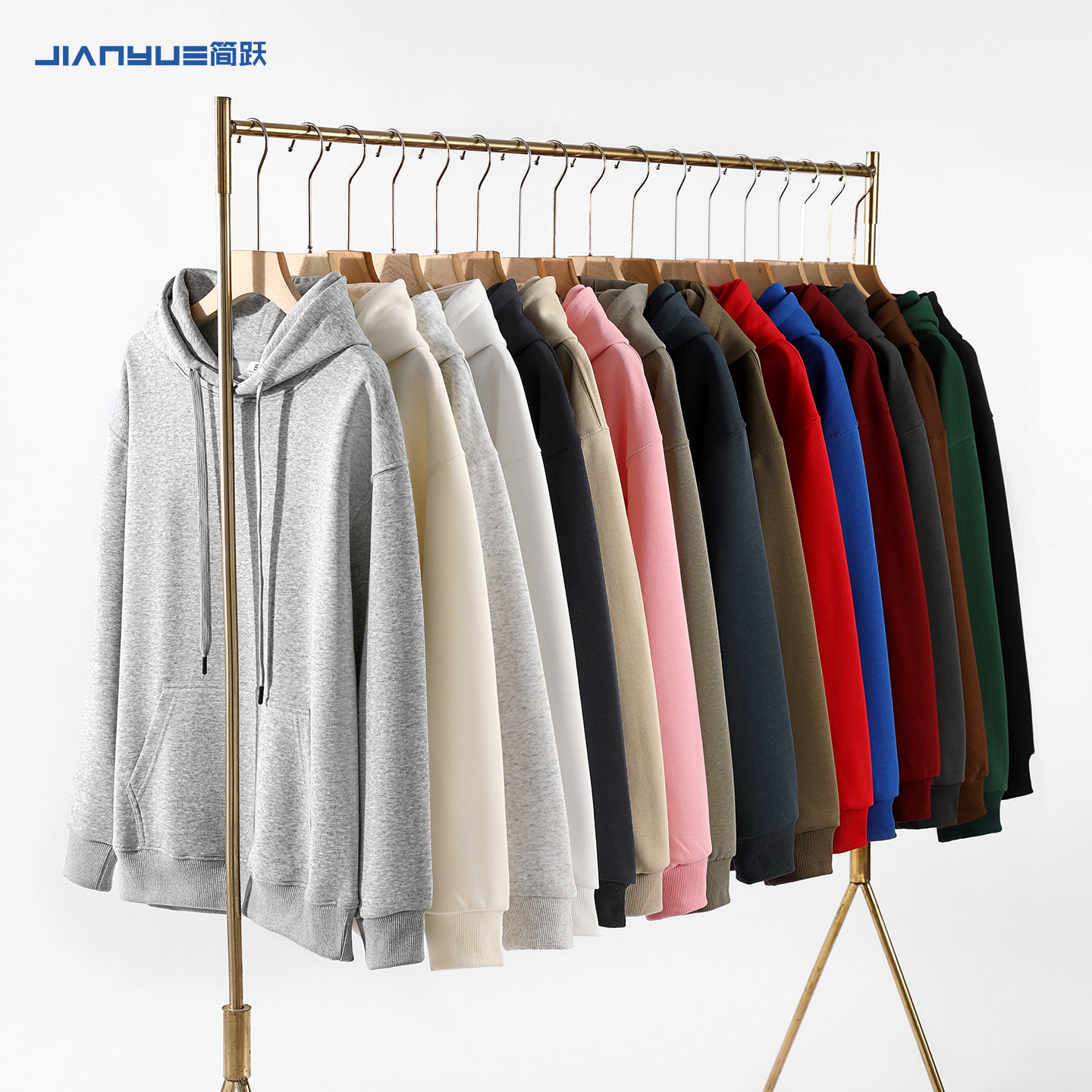 帽衫卫衣定制印logo工作服班服连帽外套团建文化衫活动餐饮员工衣