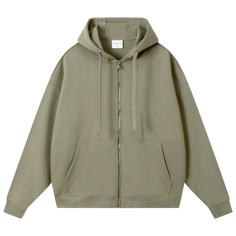 卫衣定制印logo春秋落肩款班服
