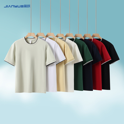 工作服班服t恤印logo短袖图案