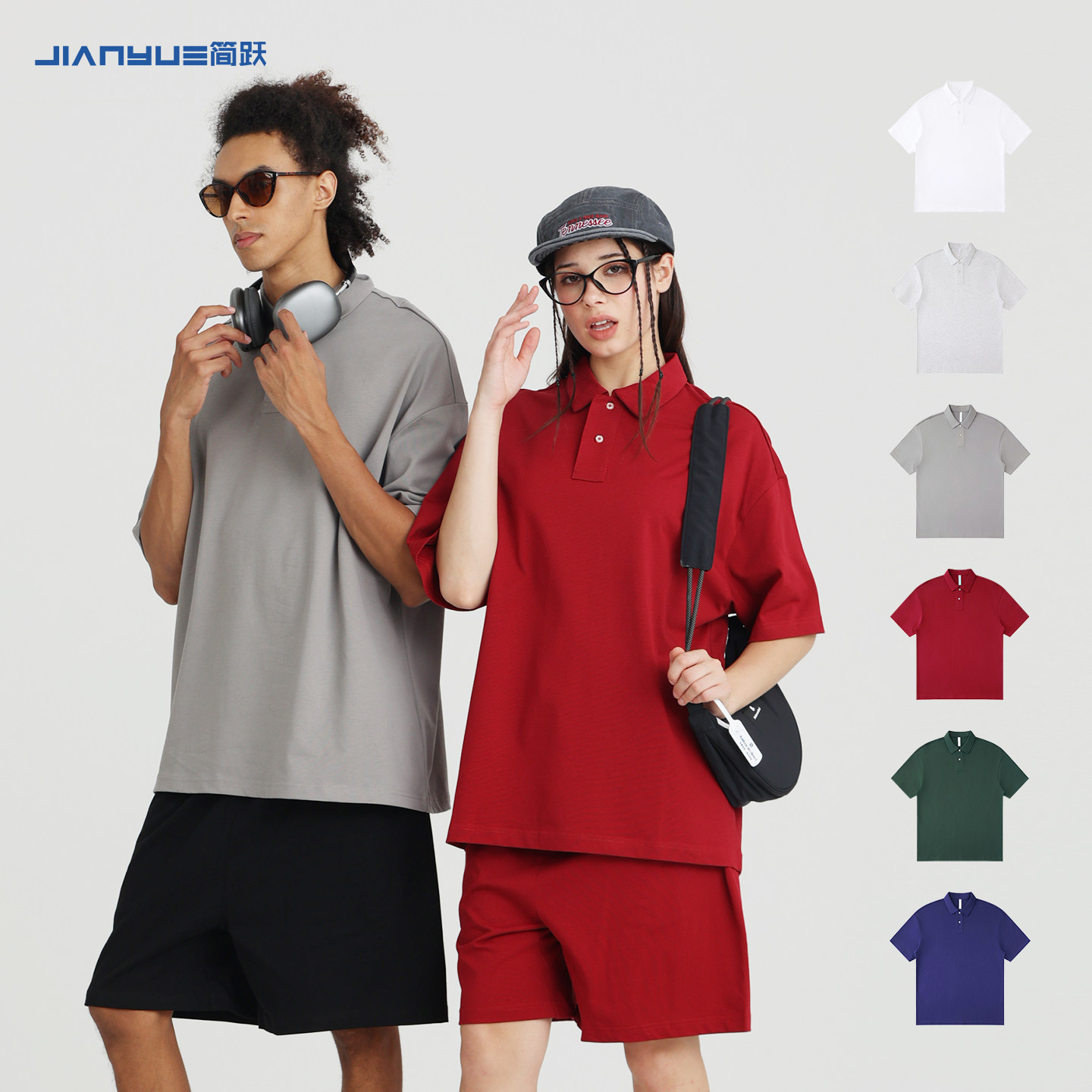 纯棉polo衫定制t恤印logo班服工作服文化衫同学聚会短袖公司工装