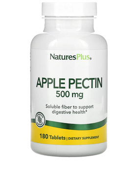 Nature's Plus苹果果胶片剂Apple Pectin肠道健康膳食纤维 半年量