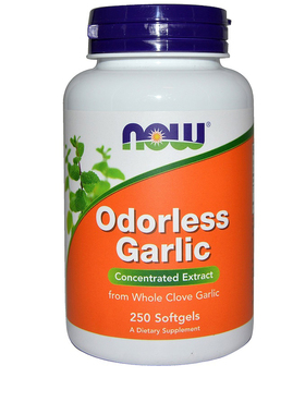 Now Foods诺奥无臭大蒜浓缩提取物全丁香蒜Odorless Garlic 250粒