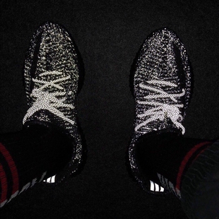 2025正版350V2 超软百搭侃爷椰子 黑天使 休闲男鞋女鞋 潮流