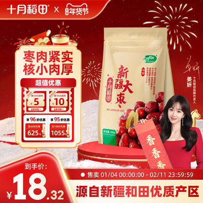 2025年新货十月稻田新疆和田大枣
