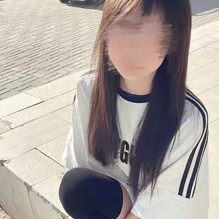美式学院风三条杠短袖t恤女大童夏季13初中高中学生宽松纯棉上衣