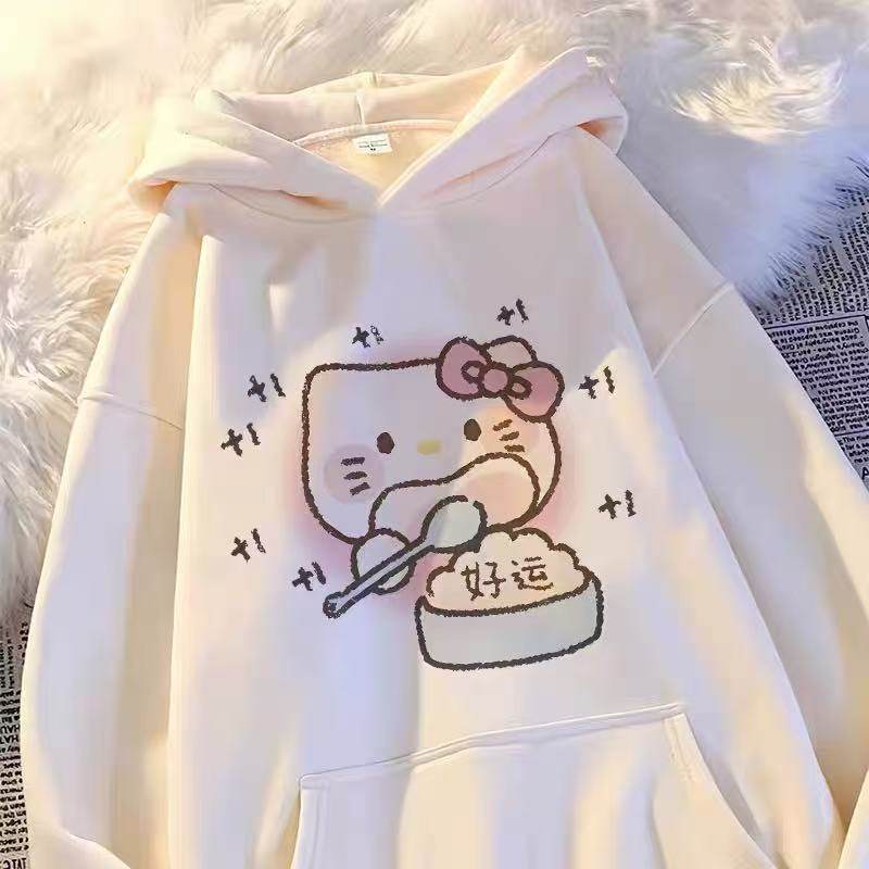 2025秋冬款新款女童洋气连帽卫衣卡通带帽小猫印花宽松中大童上衣,童装/婴儿装/亲子装,卫衣/绒衫,淘宝优惠券,粉丝福利购,淘宝优惠卷