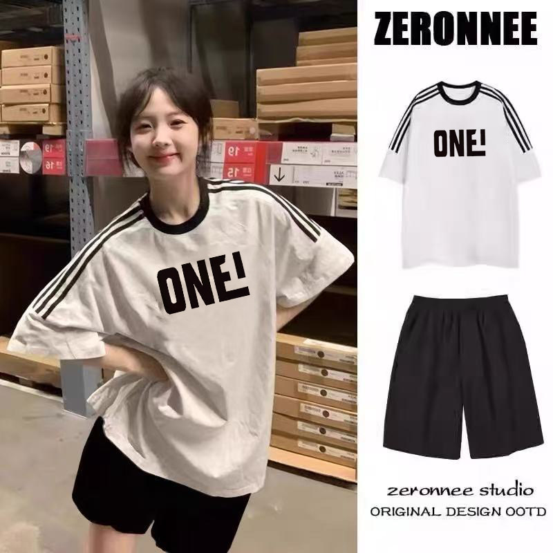 女童夏季韩版休闲短袖T恤短裤运动套装中大童时髦洋气儿童夏装潮t,童装/婴儿装/亲子装,套装,淘宝优惠券,粉丝福利购,淘宝优惠卷