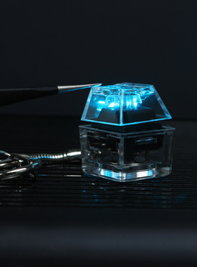 JKDK 试轴器cherry樱桃G轴青加灯钥匙扣挂件 解压机械键盘开关