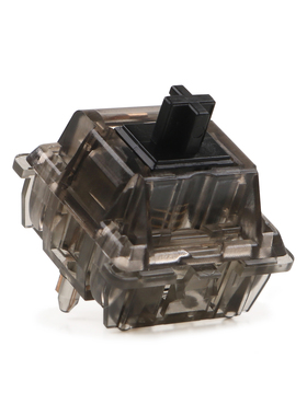 DUROCK 半透黑轴62g线性五脚轴 镀金弹簧 客制化轴体机械键盘开关