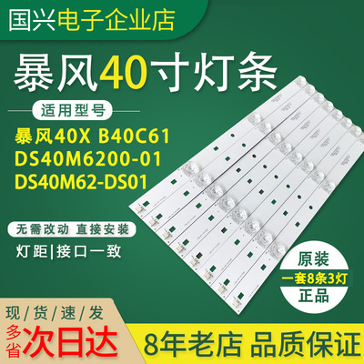 适用 暴风40X B40C61灯条202006-DS40M6200-01 DS40M62-DS01-V03