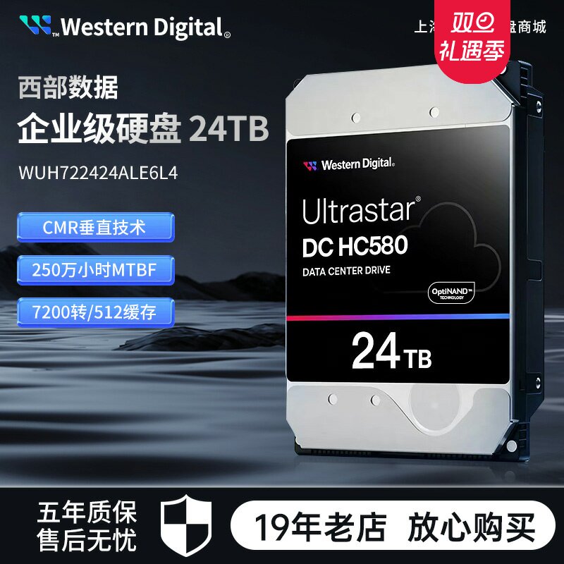 西部数据HC58024TB企业级硬盘
