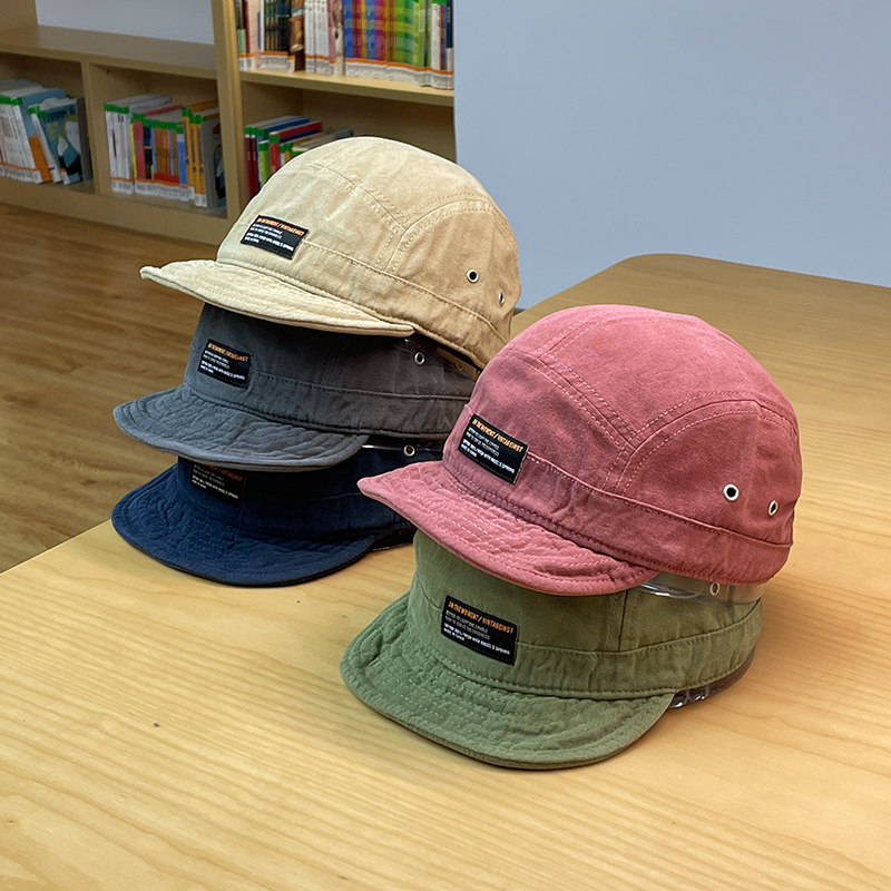 棒球帽出游休闲男女春秋冬短帽檐