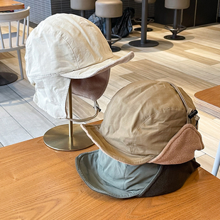 情侣飞行帽冬季加绒防寒保暖雷锋帽女户外滑雪登山百搭护耳帽子男