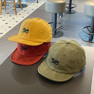 棒球帽逛街休闲男女春夏短帽檐