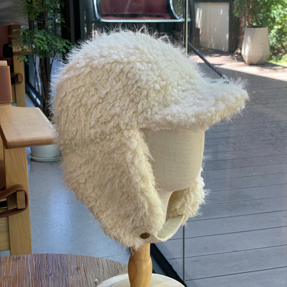 2025新款冬季加绒加厚毛绒帽