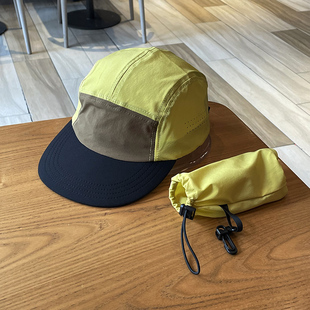 新款 撞色轻薄鸭舌帽 速干可收纳户外棒球帽女骑车可折叠男女情侣款