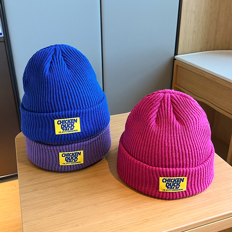 针织毛线帽出游休闲男女秋冬