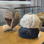 飞行员棉帽羊羔绒雷锋帽男士冬季防风护耳保暖骑车电动车滑雪帽女