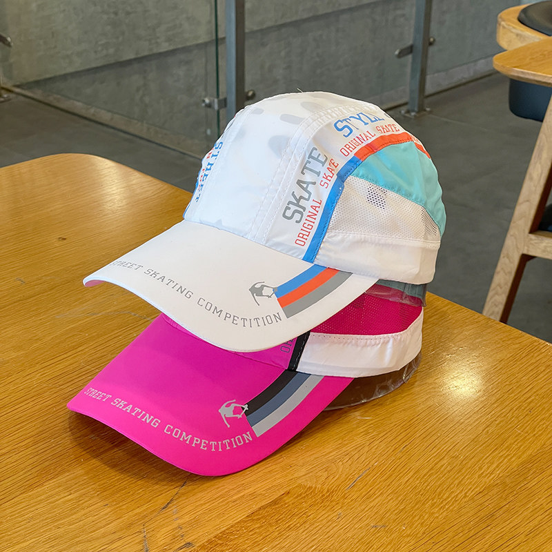 春夏情侣网眼透气速干棒球帽紫女薄款舒适鸭舌帽男学生防晒遮阳帽