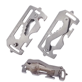 户外多功能钥匙夹一字十字螺丝刀开瓶器钥匙收纳扣便携随身工具卡