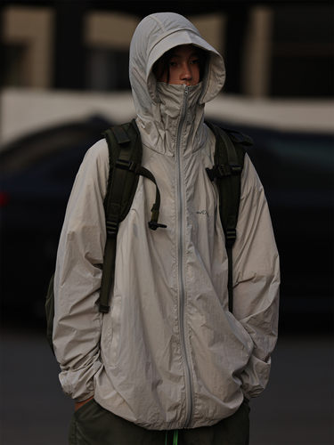 透气凉感轻薄防紫外线帽檐防晒衣