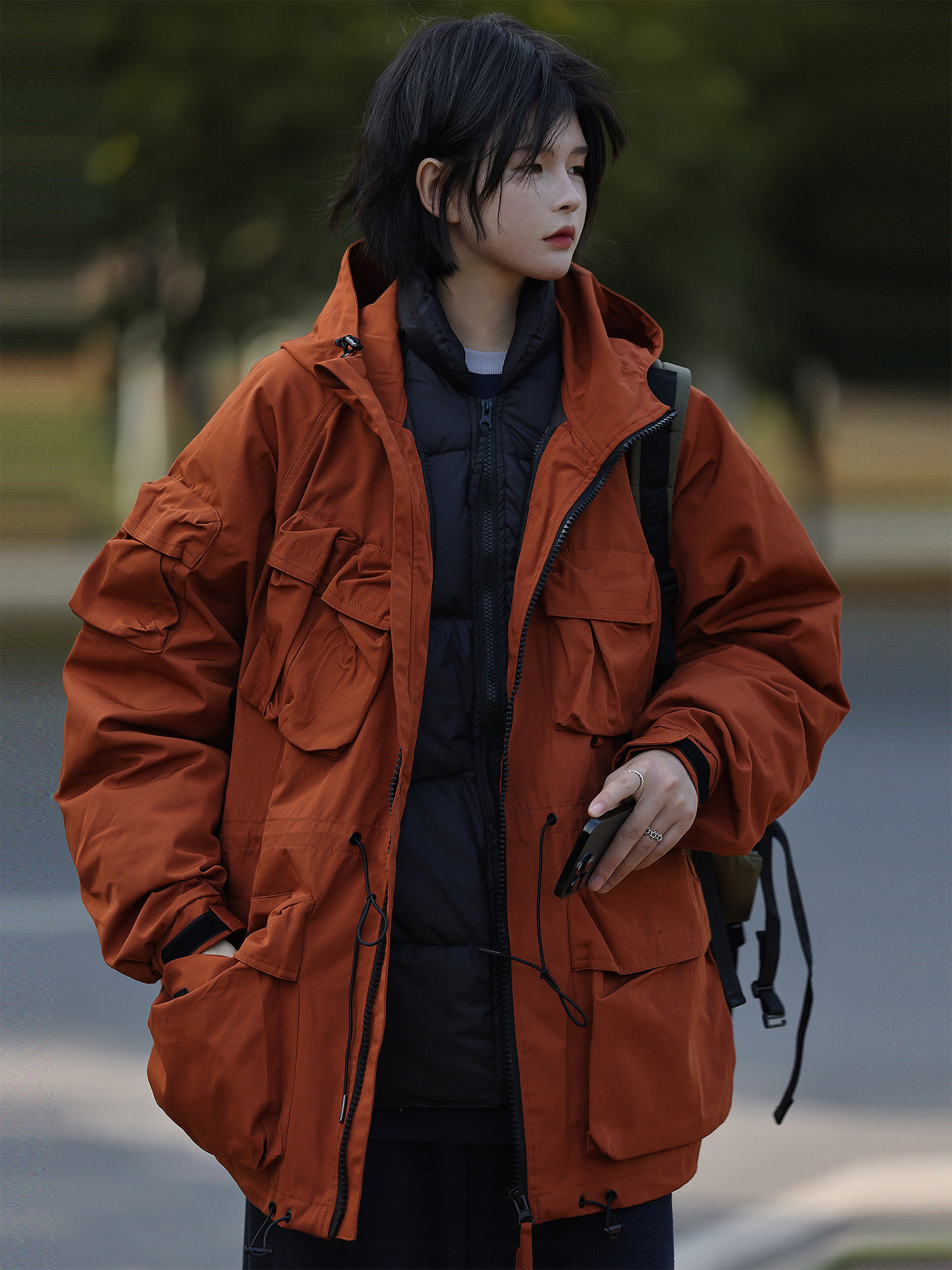 山系日系三合一冬款冲锋衣