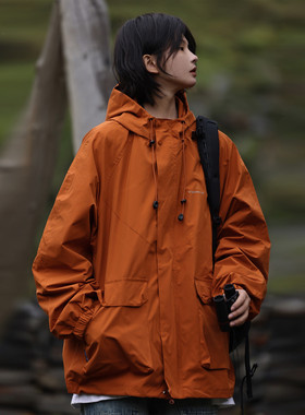 Nobodyknows山系户外机能进藏锁温防风冲锋衣宽松登山男夹克外套