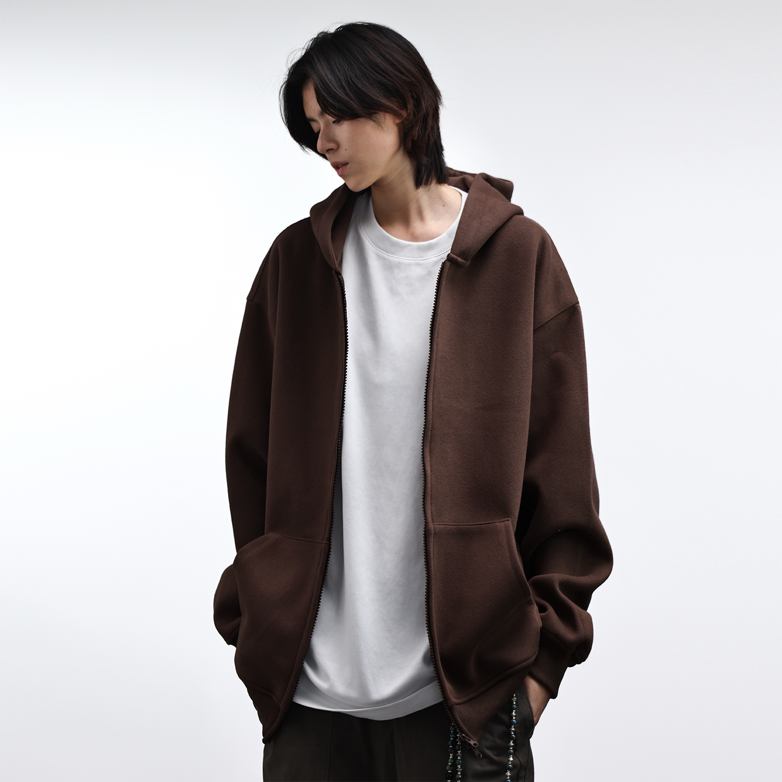 美式复古重磅连帽卫衣