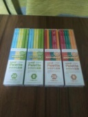 UNI 小学生书写练字12支装 三菱 PALETTE彩色六角木杆铅笔限定套装