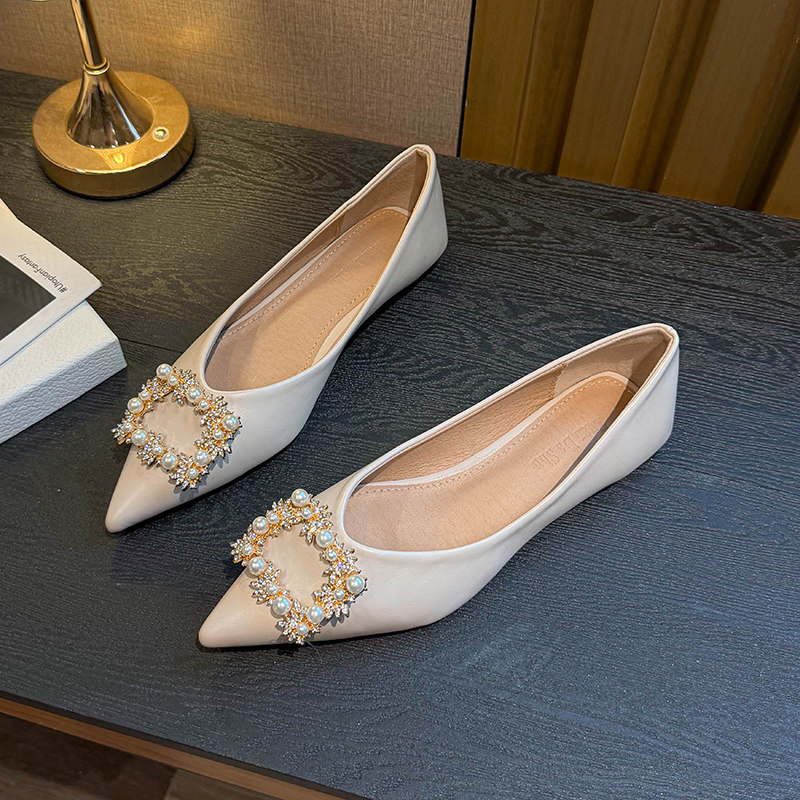 法式配裙子平底春款气质单鞋女2026鞋款一脚蹬瓢鞋小香风大码女鞋,女鞋,浅口单鞋,淘宝优惠券,粉丝福利购,淘宝优惠卷