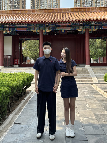 3KU夫妇夏季新款polo衫短袖T恤男女连衣裙A短裙polo裙男女情侣款