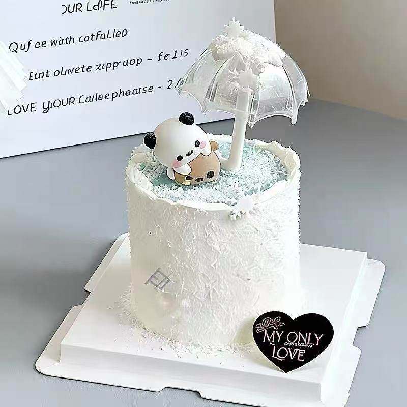 2.14情人节一二布布 装饰摆件透明小雨伞爱心卡片烘焙装扮插件,节庆用品/礼品,节日装扮用品,淘宝优惠券,粉丝福利购,淘宝优惠卷